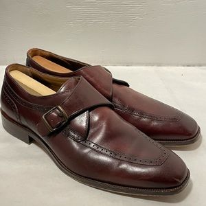 Johnston Murphy Monk Strap Buckle Dress or Casual Shoes 11.5M Excellent Cond.